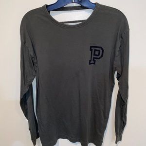 PINK army green longsleeve